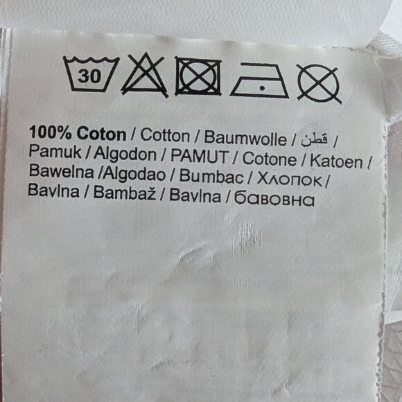 Pimkie 100% Cotton White Romantic Shirt With Smocking Detail on Sleeves, Size M - Picture 8 of 15